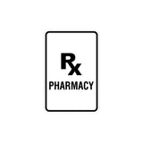 Portrait Round Rx Pharmacy Sign