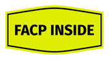 Signs ByLITA Fancy FACP Inside Sign with Adhesive Tape, Mounts On Any Surface, Weather Resistant, Indoor/Outdoor Use