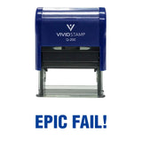 Blue Epic Fail Novelty Stamp