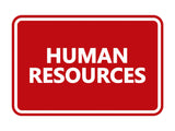 Signs ByLITA Classic Human Resources Sign