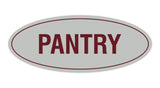 Signs ByLITA Oval Pantry Sign