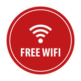 Signs ByLITA Circle Free WiFi Sign