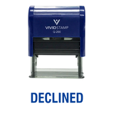 DECLINED Self Inking Rubber Stamp