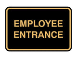 Signs ByLITA Classic Framed Employee Entrance Sign