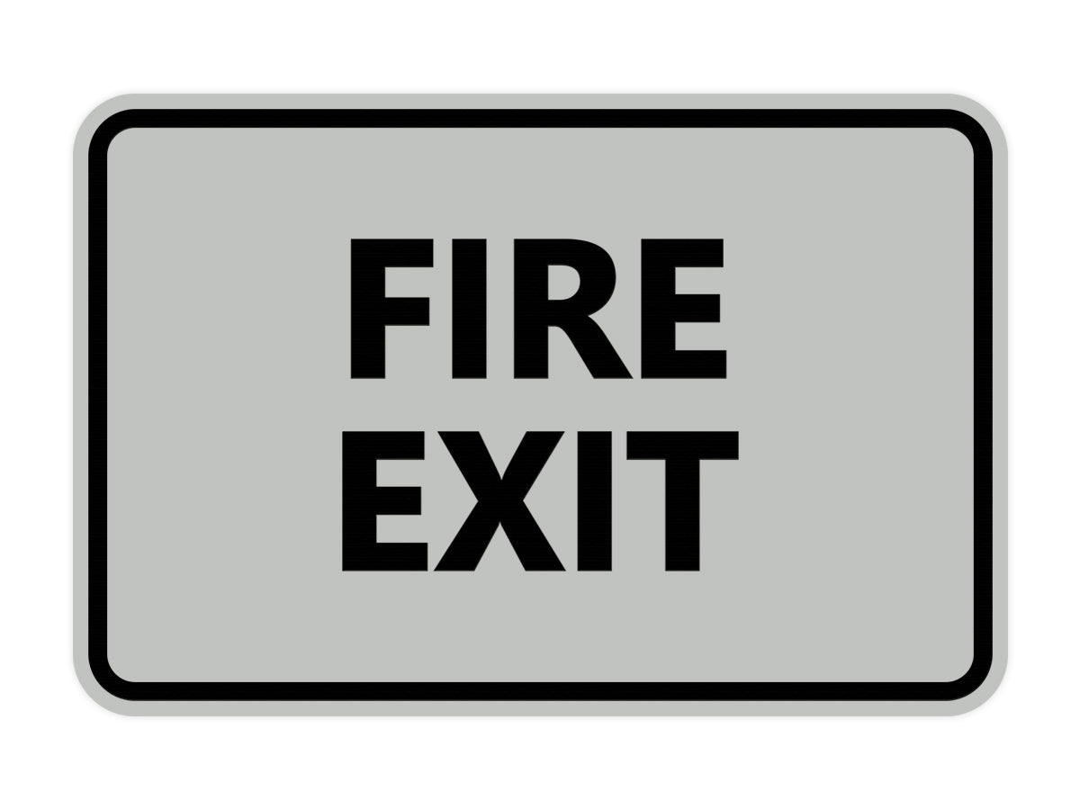 Signs ByLITA Classic Fire Exit Sign