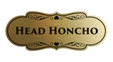 Signs ByLITA Designer Head Honcho Sign