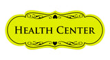 Signs ByLITA Designer Health Center Sign