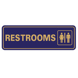 Standard Restrooms Sign