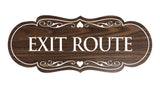 Signs ByLITA Designer Exit Route Sign