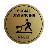 Signs ByLITA Circle Social Distancing Sign