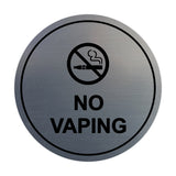 Signs ByLITA Circle No Vaping Sign