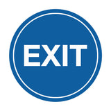 Signs ByLITA Circle Exit Sign