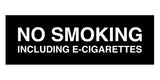 Signs ByLITA Basic No Smoking Including E-Cigarettes Sign