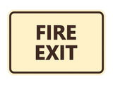 Signs ByLITA Classic Fire Exit Sign