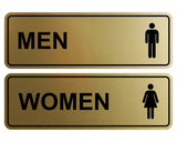 Standard Men Women Restroom Sign (Set of 2)