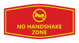 Signs ByLITA Fancy No Handshake Zone Sign