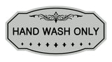 Victorian Hand Wash Only Sign