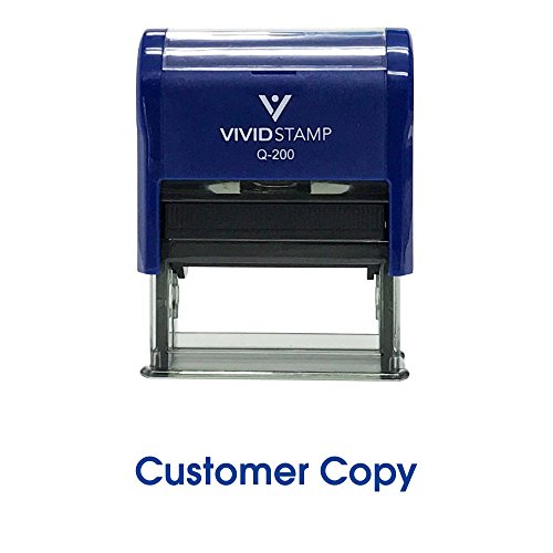 Customer Copy Self Inking Rubber Stamp
