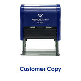 Customer Copy Self Inking Rubber Stamp