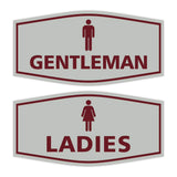Signs ByLITA Fancy Ladies and Gentlemen Sign Set, 2-Pack