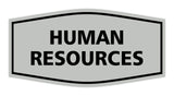 Signs ByLITA Fancy Human Resources Sign with Adhesive Tape, Mounts On Any Surface, Weather Resistant, Indoor/Outdoor Use