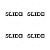 Slide Round Door Sign