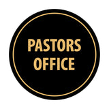 Signs ByLITA Circle Pastors Office Sign