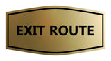 Signs ByLITA Fancy Exit Route Sign