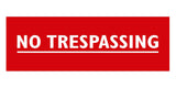 Signs ByLITA Basic No Trespassing Sign
