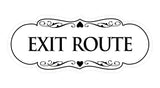 Signs ByLITA Designer Exit Route Sign