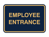 Signs ByLITA Classic Framed Employee Entrance Sign