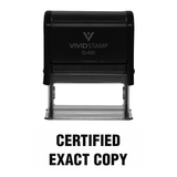CERTIFIED EXACT COPY Self Inking Rubber Stamp