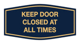 Signs ByLITA Fancy Keep Door Closed At All Times Sign