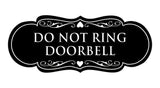 Signs ByLITA Designer Do Not Ring Doorbell Sign