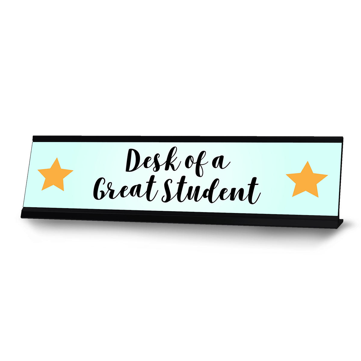 Desk of a Great Student, Desk Sign (2 x 8")