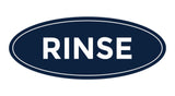 Oval Rinse Sign