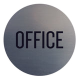 Circle OFFICE Wall / Door Sign