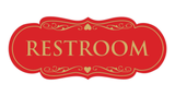 Designer Restroom Sign