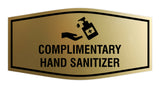 Fancy Complimentary Hand Sanitizer Sign