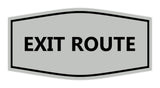Signs ByLITA Fancy Exit Route Sign
