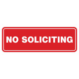 Standard No Soliciting Sign
