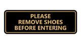 Signs ByLITA Standard Please Remove Shoes Before Entering Sign
