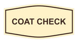 Signs ByLITA Fancy Coat Check Sign