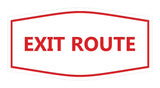 Signs ByLITA Fancy Exit Route Sign