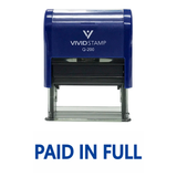 Basic PAID IN FULL Self Inking Rubber Stamp