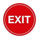 Signs ByLITA Circle Exit Sign