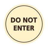 Signs ByLITA Circle Do Not Enter Sign