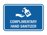 Classic Frame Complimentary Hand Sanitizer Sign