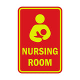 Portrait Round Nursing Room Sign