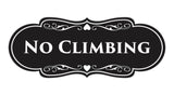 Signs ByLITA Designer No Climbing Sign
